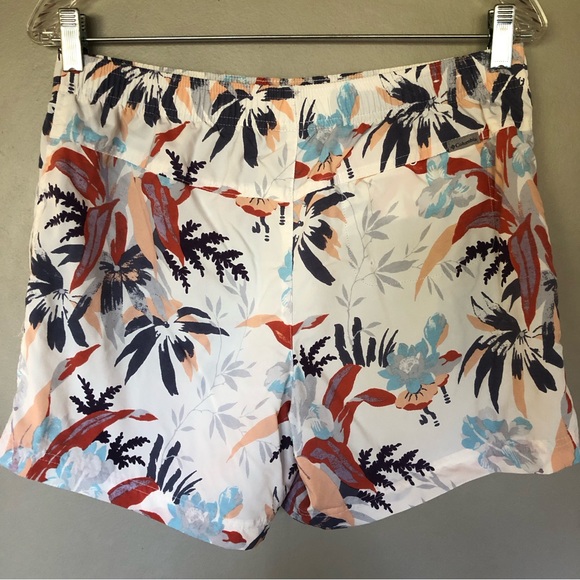 Columbia Sandy River II Shorts Floral Print OmniShade Athletic Outdoor Pull On M - Picture 7 of 8